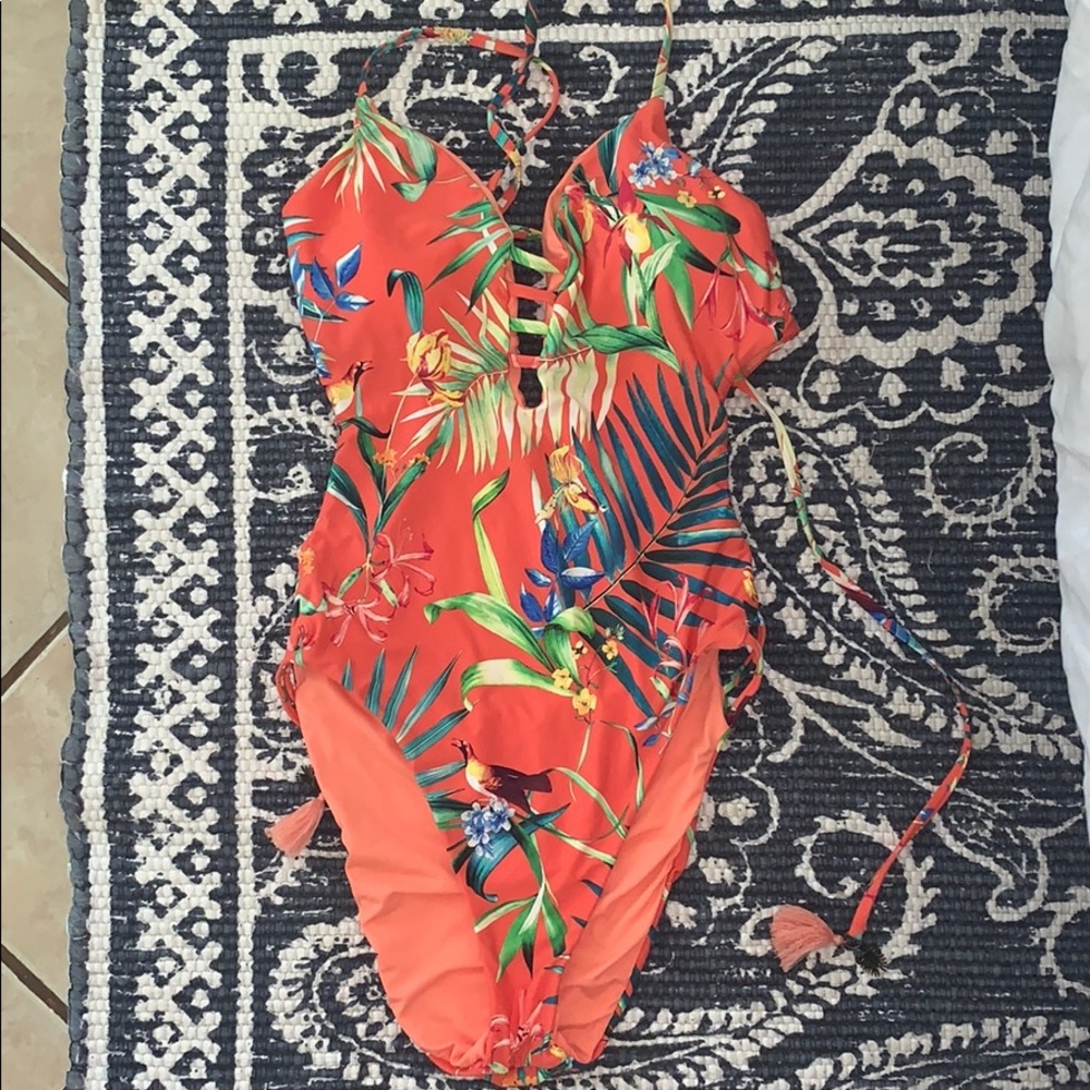 Lucky brand Tropical one piece